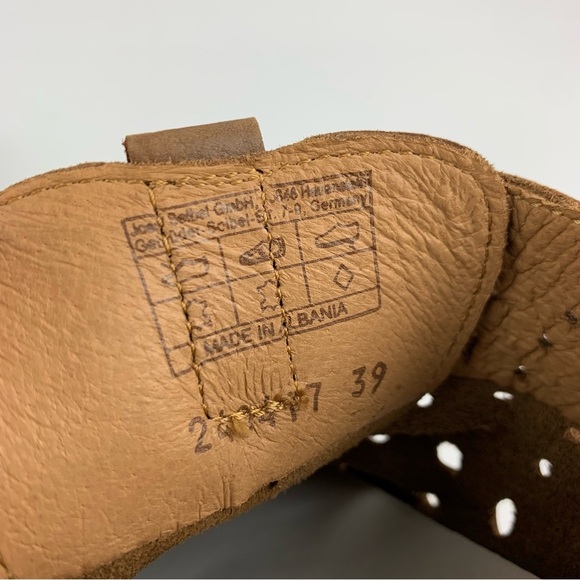 Josef Seibel Malena 09 Perforated Sneakers Castagne Leather Like New 39 - Picture 10 of 14